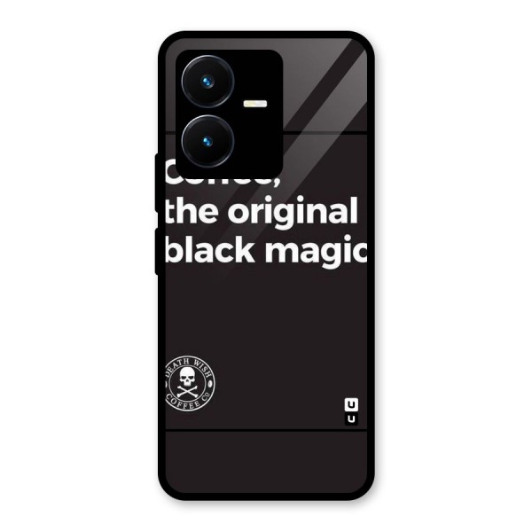 Original Black Magic Glass Back Case for Vivo Y22