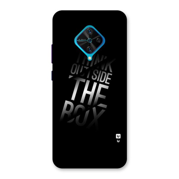 Outside The Box Thinking Back Case for Vivo S1 Pro