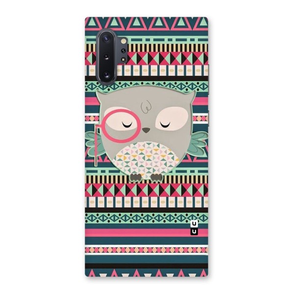 Owl Cute Pattern Back Case for Galaxy Note 10 Plus