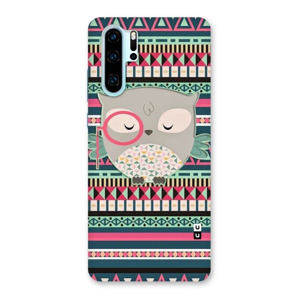 Owl Cute Pattern Back Case for Huawei P30 Pro