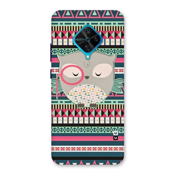 Owl Cute Pattern Back Case for Vivo S1 Pro