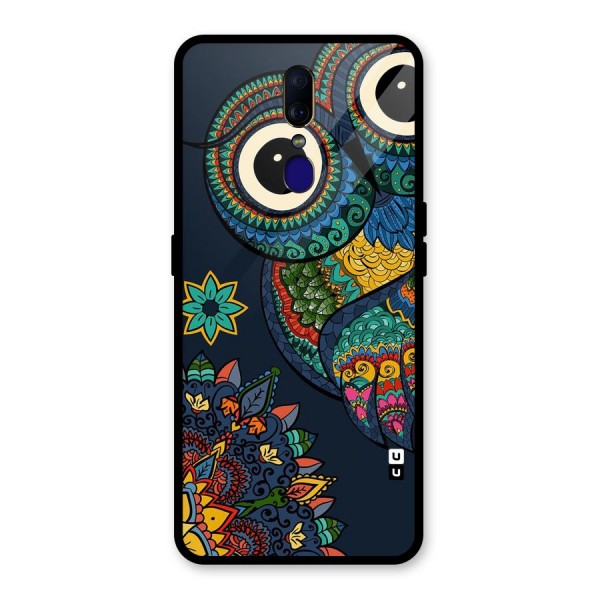 Owl Eyes Glass Back Case for Oppo F11