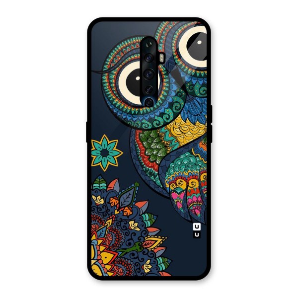 Owl Eyes Glass Back Case for Oppo Reno2 Z