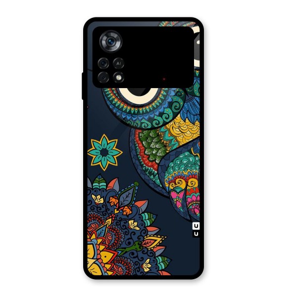 Owl Eyes Glass Back Case for Poco X4 Pro 5G