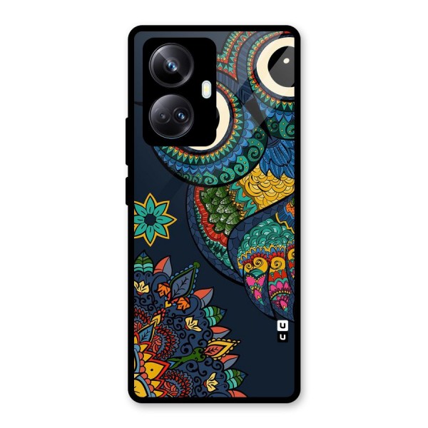 Owl Eyes Glass Back Case for Realme 10 Pro Plus