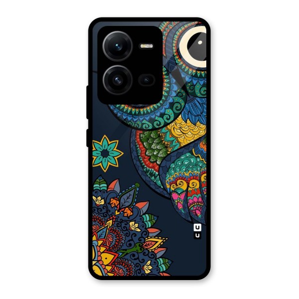 Owl Eyes Glass Back Case for Vivo V25