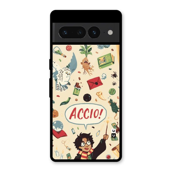 Owl Letter Glass Back Case for Google Pixel 7 Pro