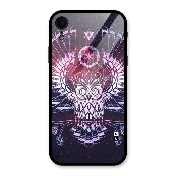 Owl Quirk Swag Glass Back Case for XR