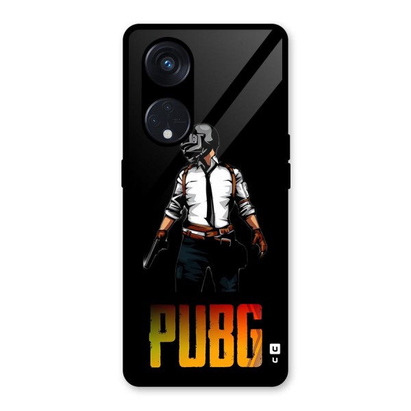 PUBG Game Art Glass Back Case for Reno8 T 5G