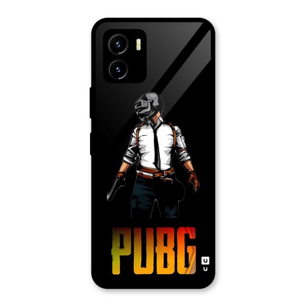 PUBG Game Art Glass Back Case for Vivo Y15s