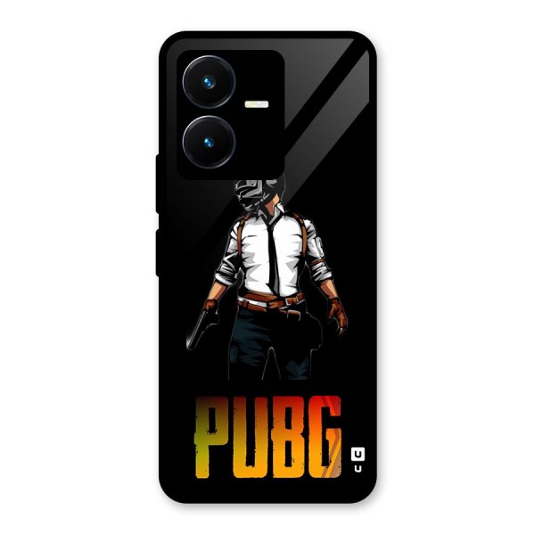 PUBG Game Art Glass Back Case for Vivo Y22