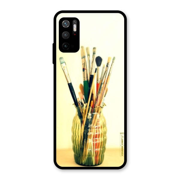 Paint Vass Glass Back Case for Poco M3 Pro 5G