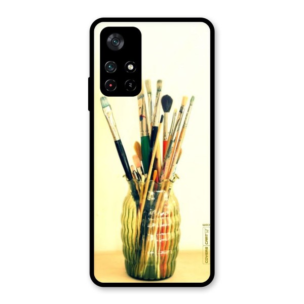 Paint Vass Glass Back Case for Poco M4 Pro 5G