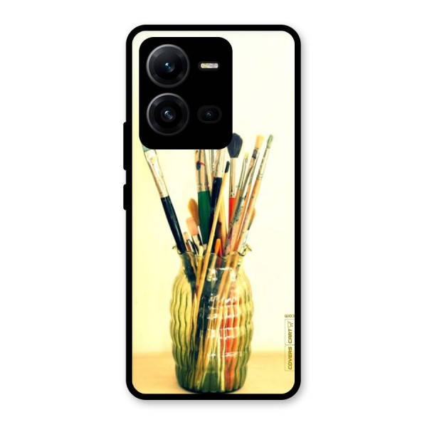 Paint Vass Glass Back Case for Vivo V25