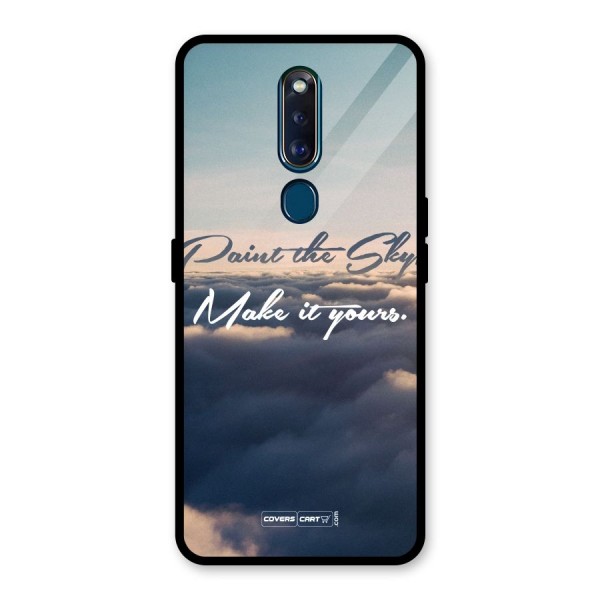 Paint the Sky Glass Back Case for Oppo F11 Pro