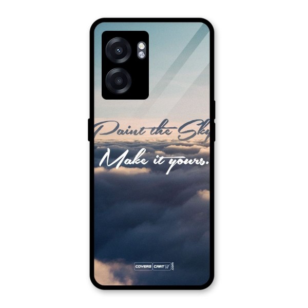 Paint the Sky Glass Back Case for Oppo K10 (5G)