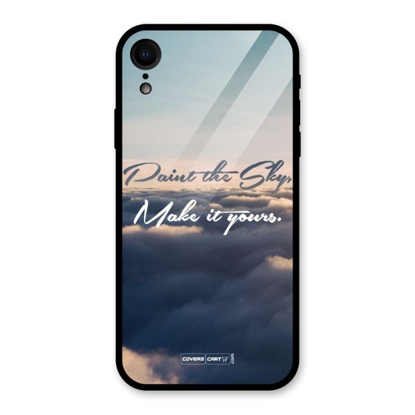 Paint the Sky Glass Back Case for XR