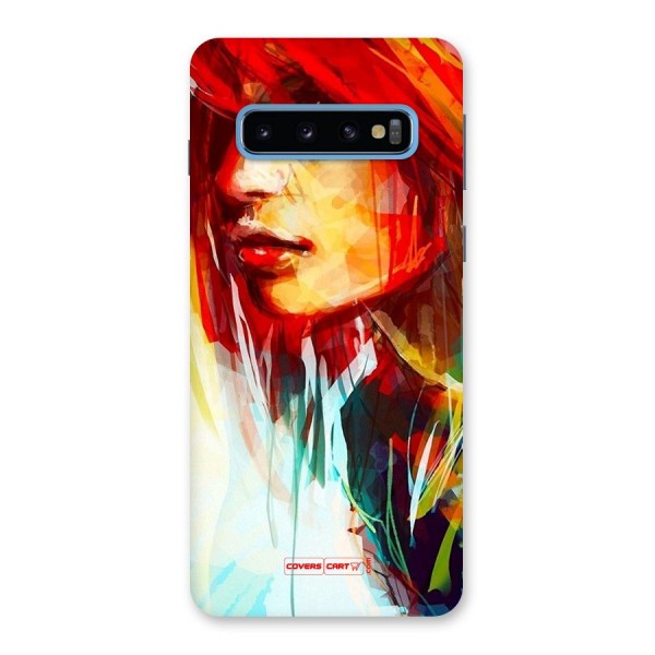 Painted Girl Back Case for Galaxy S10