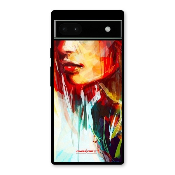 Painted Girl Glass Back Case for Google Pixel 6a