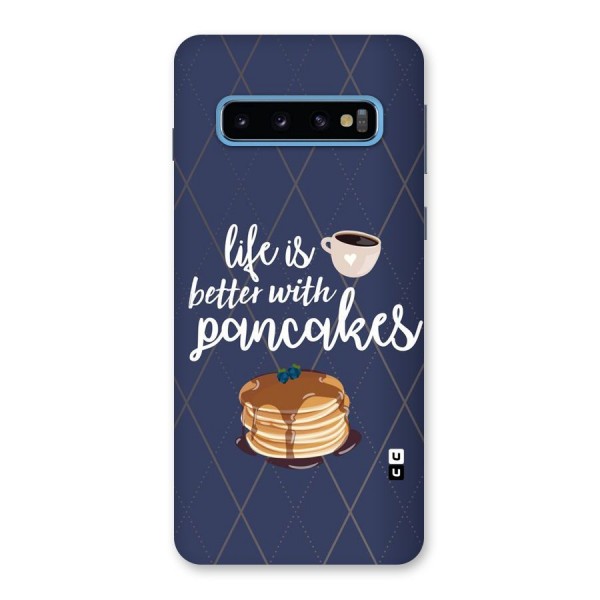 Pancake Life Back Case for Galaxy S10