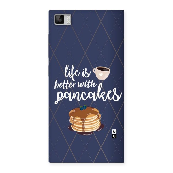 Pancake Life Back Case for Xiaomi Mi3