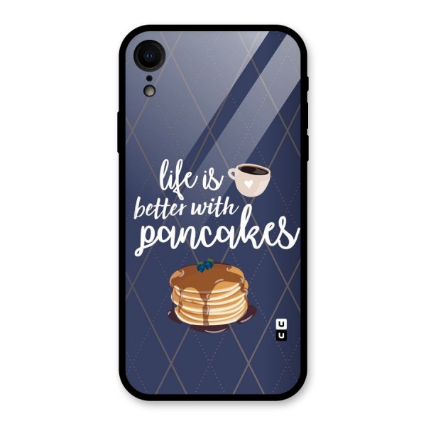 Pancake Life Glass Back Case for XR