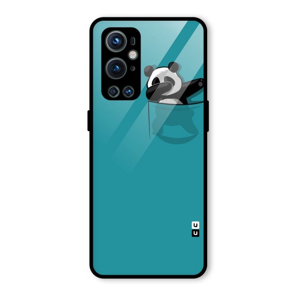 Panda Dabbing Away Glass Back Case for OnePlus 9 Pro