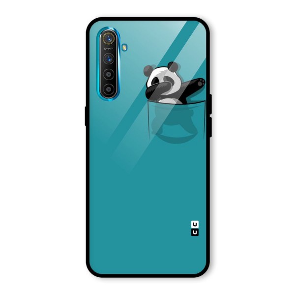 Panda Dabbing Away Glass Back Case for Realme XT