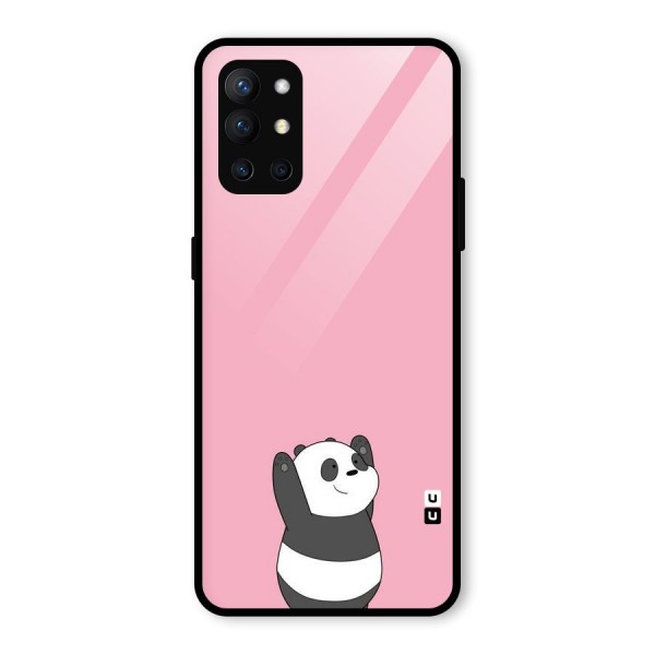 Panda Handsup Glass Back Case for OnePlus 9R