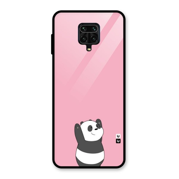 Panda Handsup Glass Back Case for Poco M2 Pro