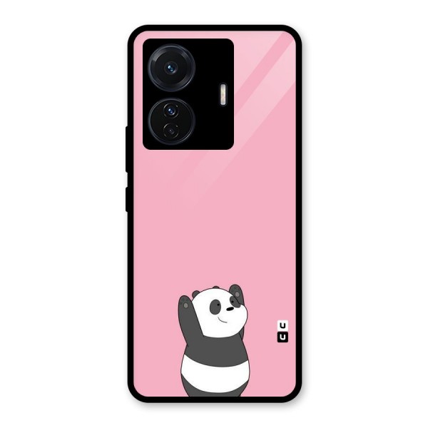 Panda Handsup Glass Back Case for Vivo T1 Pro