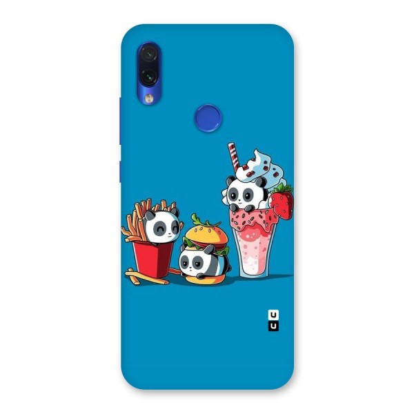 Panda Lazy Back Case for Redmi Note 7