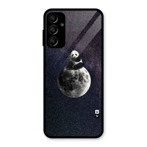 Panda Space Glass Back Case for Galaxy A14 5G