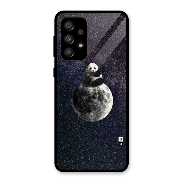 Panda Space Glass Back Case for Galaxy A32