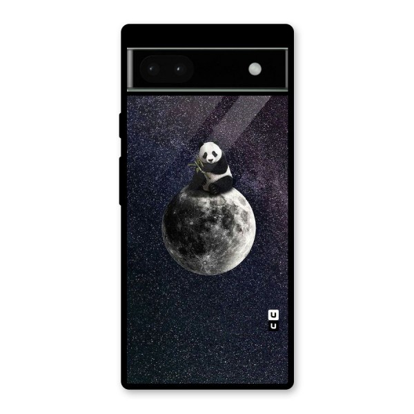 Panda Space Glass Back Case for Google Pixel 6a
