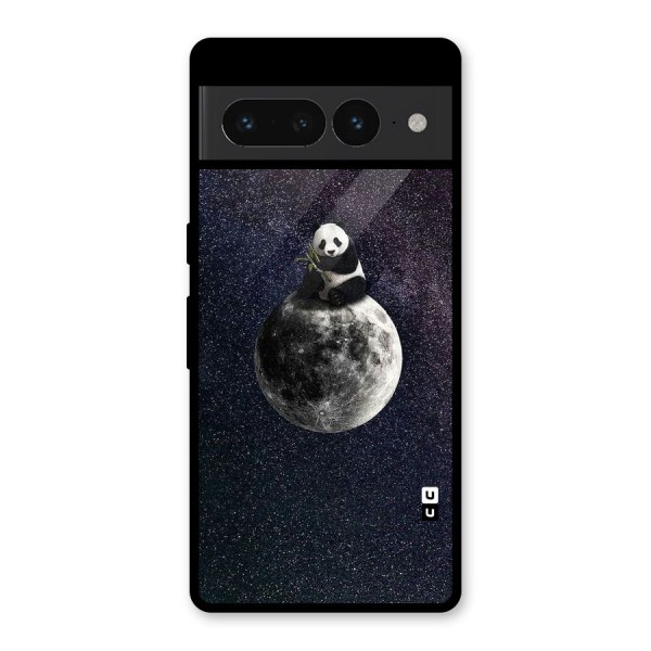 Panda Space Glass Back Case for Google Pixel 7 Pro