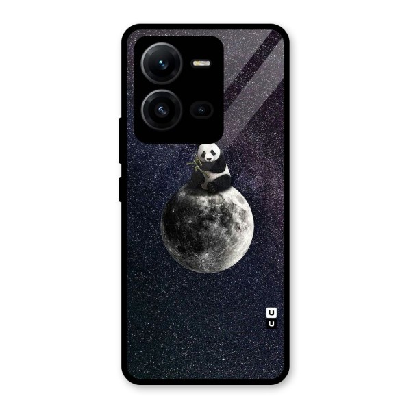 Panda Space Glass Back Case for Vivo V25