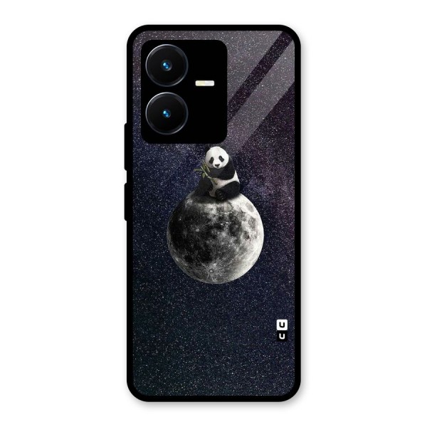 Panda Space Glass Back Case for Vivo Y22