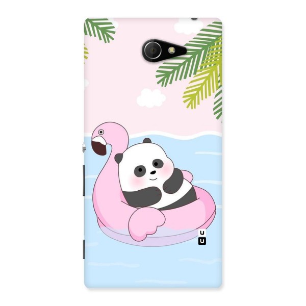 Panda Swim Back Case for Sony Xperia M2