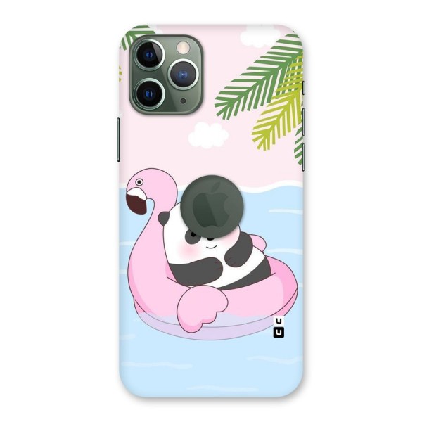 Panda Swim Back Case for iPhone 11 Pro Logo  Cut