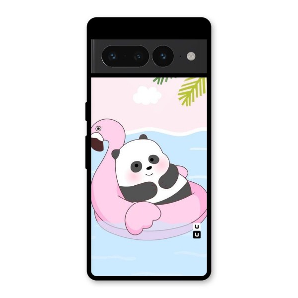 Panda Swim Glass Back Case for Google Pixel 7 Pro