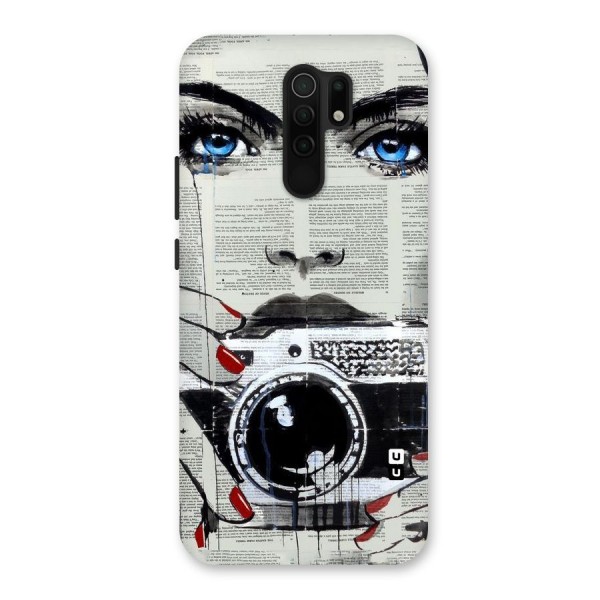 Paper Face Beauty Back Case for Redmi 9 Prime