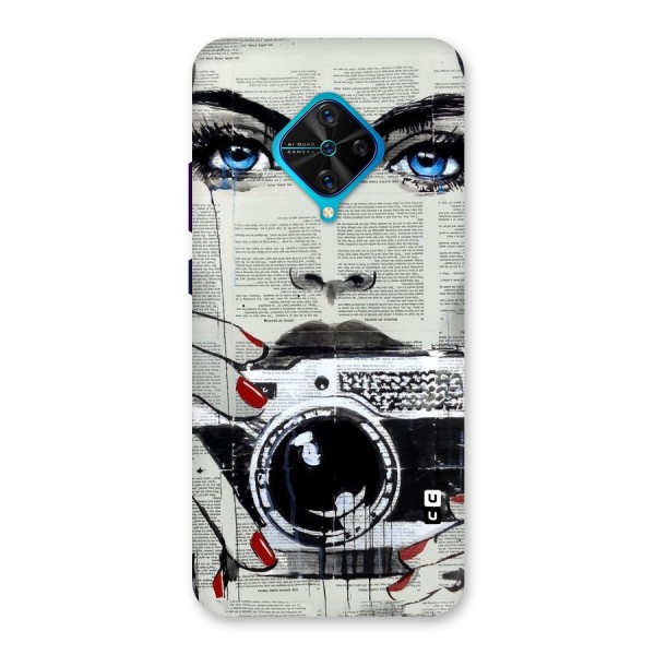 Paper Face Beauty Back Case for Vivo S1 Pro