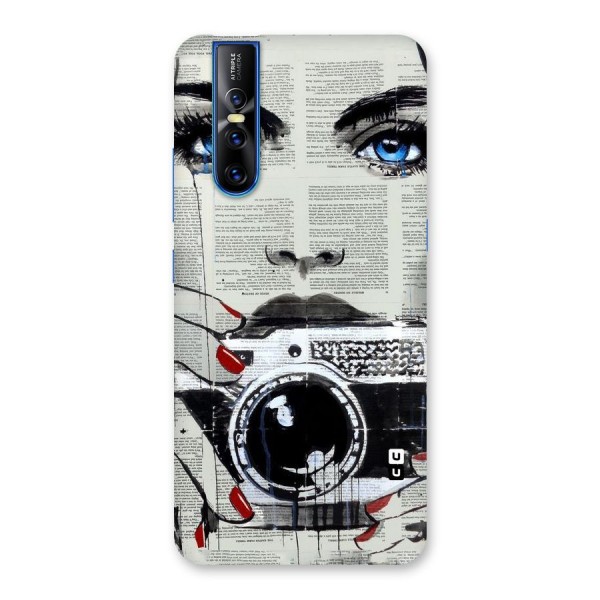 Paper Face Beauty Back Case for Vivo V15 Pro