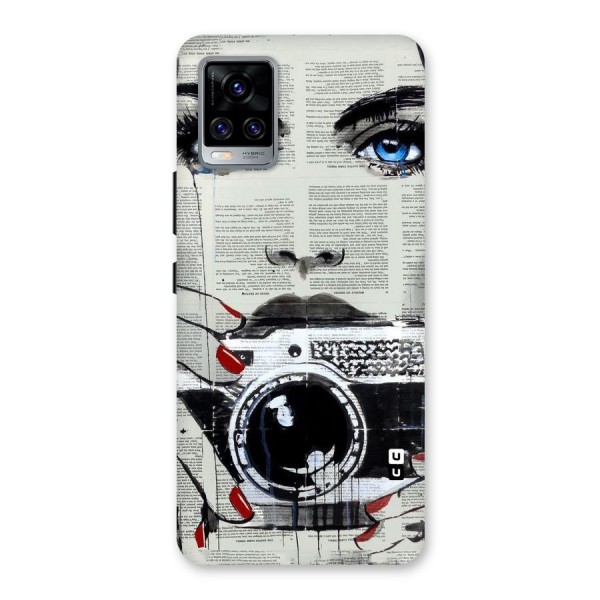 Paper Face Beauty Back Case for Vivo V20 Pro