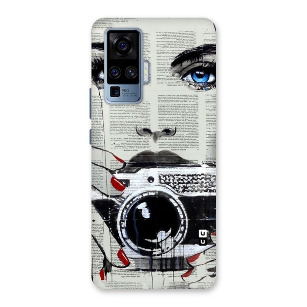 Paper Face Beauty Back Case for Vivo X50 Pro