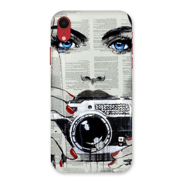 Paper Face Beauty Back Case for iPhone XR