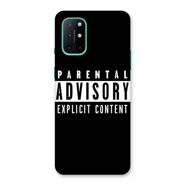 Parental Advisory Label Back Case for OnePlus 8T