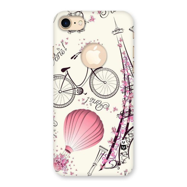 Paris Clipart Back Case for iPhone 8 Logo Cut