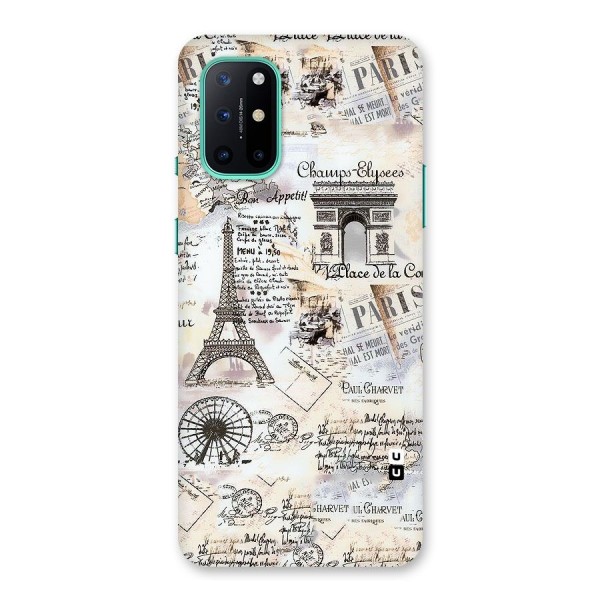 Paris Paper Back Case for OnePlus 8T